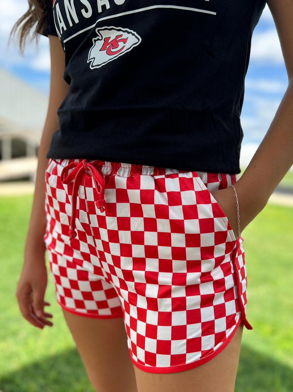 Sterling Kreek Red Pep Rally Shorts Product Image