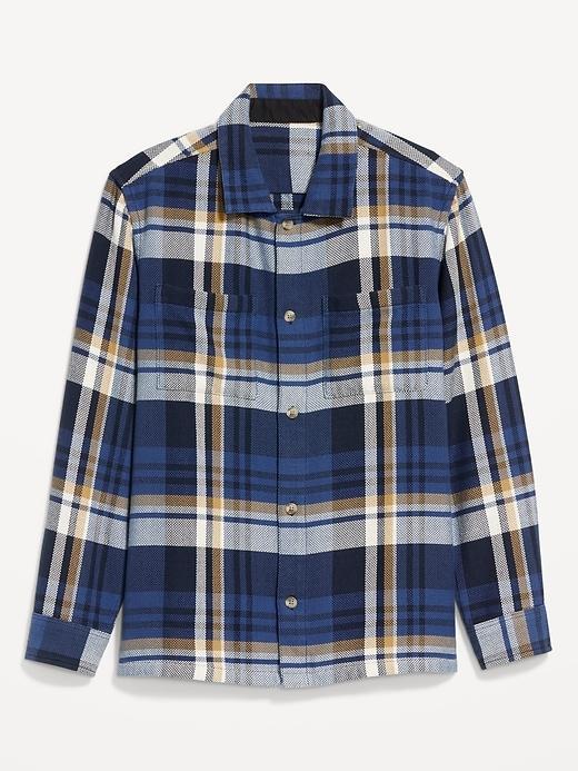 Heavyweight Plaid Flannel Shirt Product Image