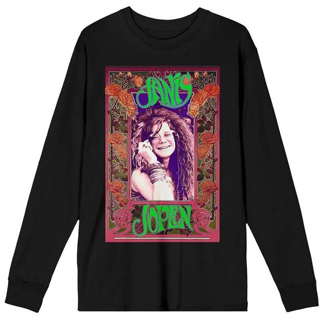 Mens Janis Joplin Rose Border Tee Product Image