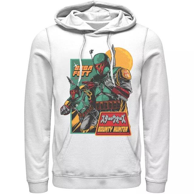 Mens Star Wars Mandalorian Soldier Kanji Hoodie Grey Heather Product Image