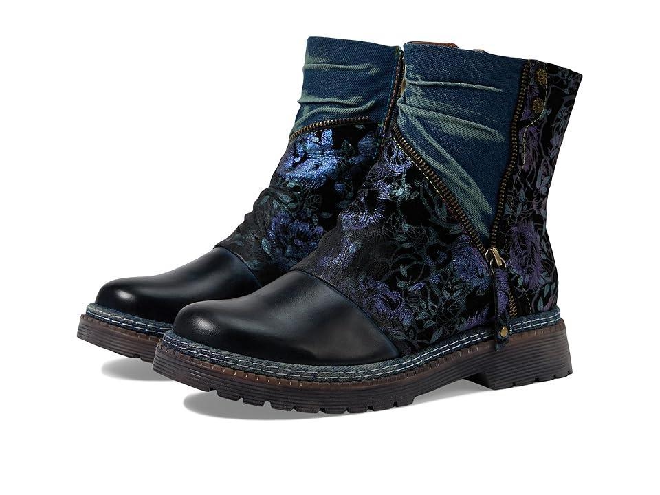 L'Artiste by Spring Step Avrilrose (Navy Multi) Women's Boots Product Image