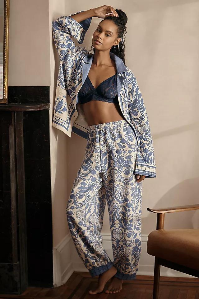 By Anthropologie Quilted Pajama Top Product Image