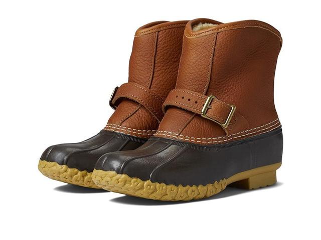 L.L.Bean Bean Boot 7 Lounger Limited Edition Tumbled Leather Shearling Lined Insulated Brown) Women's Boots Product Image