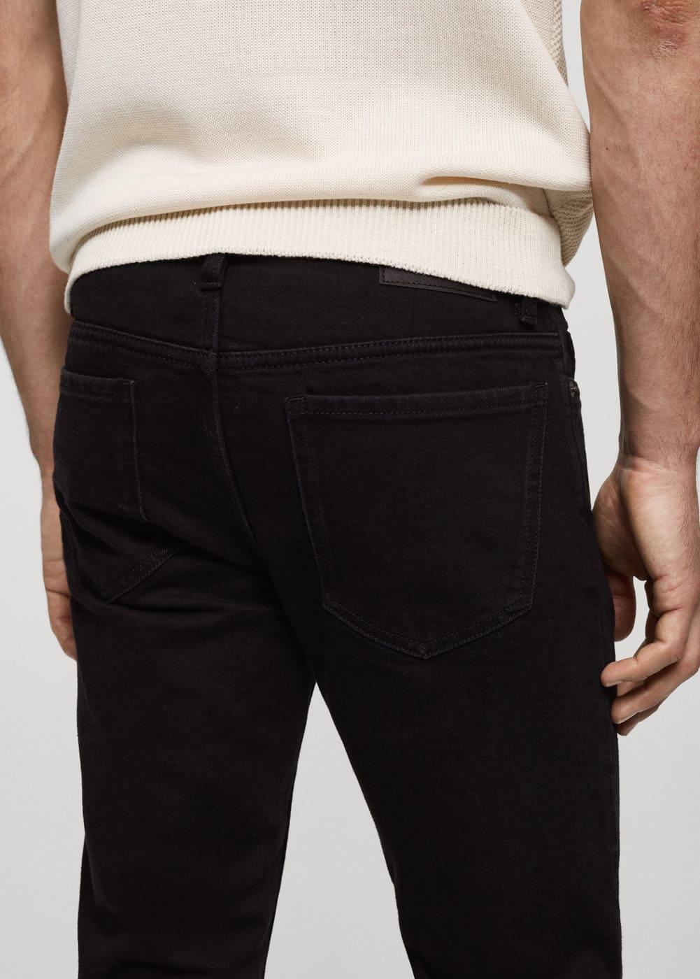 MANGO MAN - Jan slim-fit jeans black denimMen Product Image