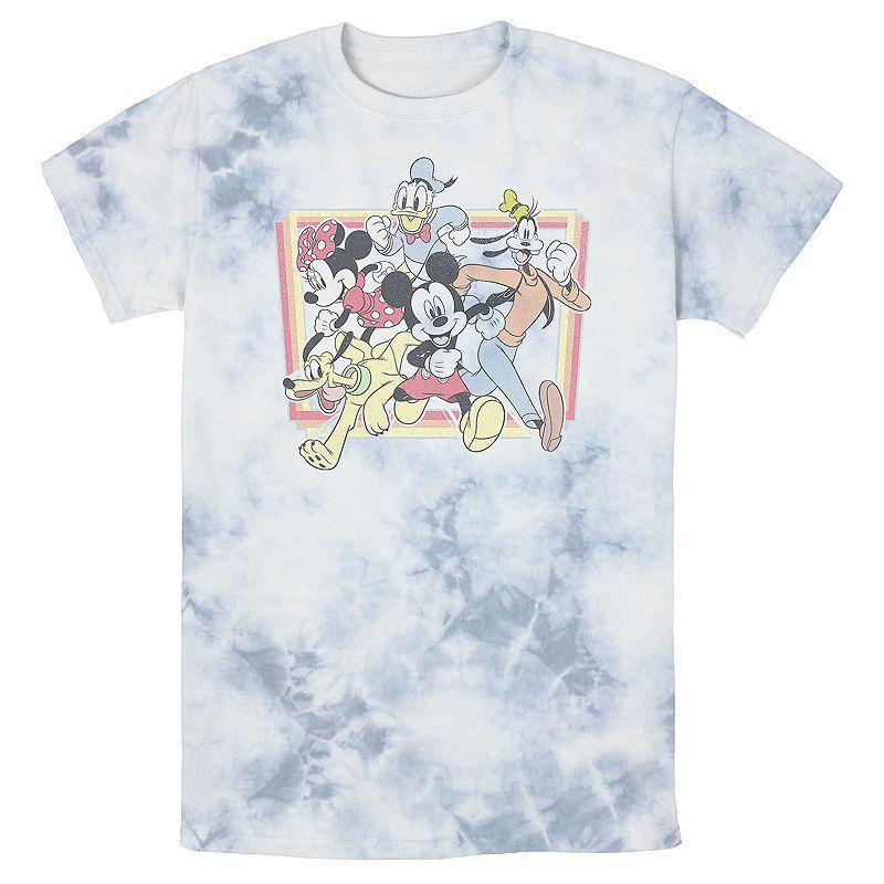 Mens Disney Mickey Mouse & Friends Burst Through Portrait Bomabrd Wash Tee Product Image