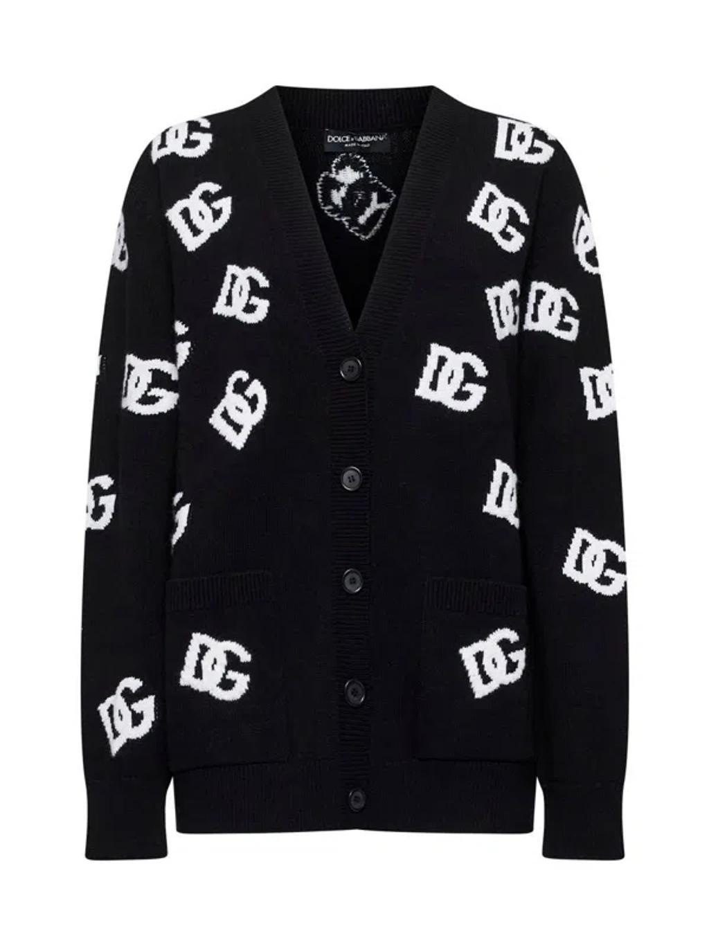 DOLCE & GABBANA Sweaters In Black Product Image