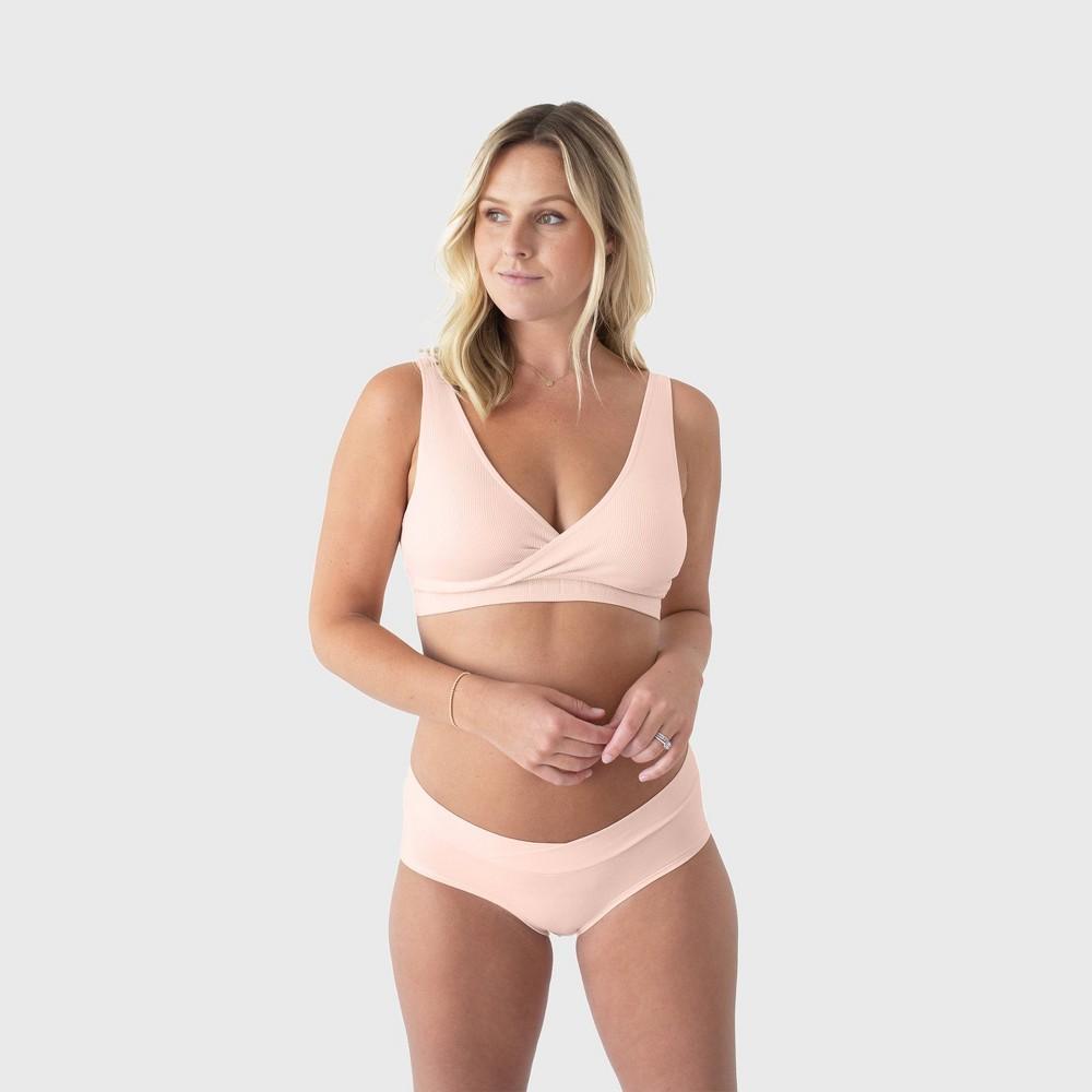 Kindred Bravely Womens Sublime Nursing Adjustable Crossover Bra - Pink S-Busty Product Image