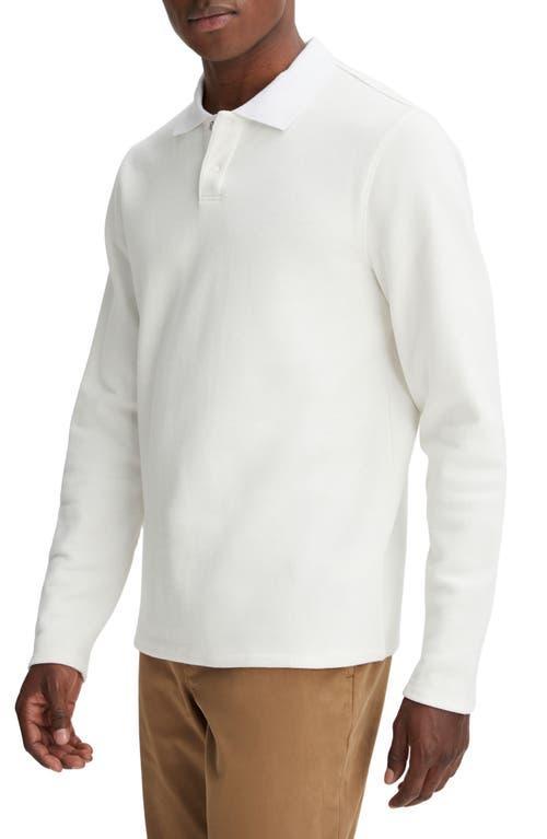 Vince Long Sleeve Cotton Piqu Polo Product Image