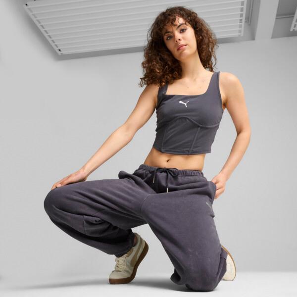 PUMA DARE TO GYM2K Women's Corset in Galactic Grey Product Image