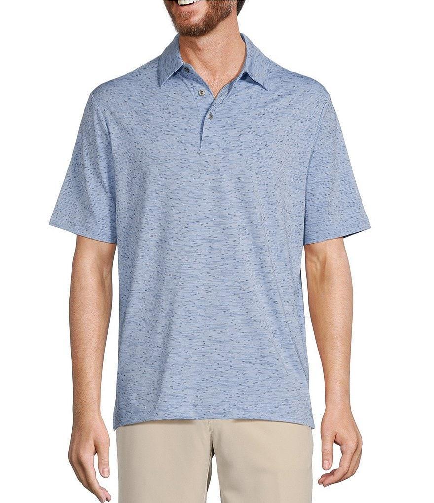 Roundtree & Yorke Performance Short Sleeve Solid Jacquard Polo Shirt Product Image