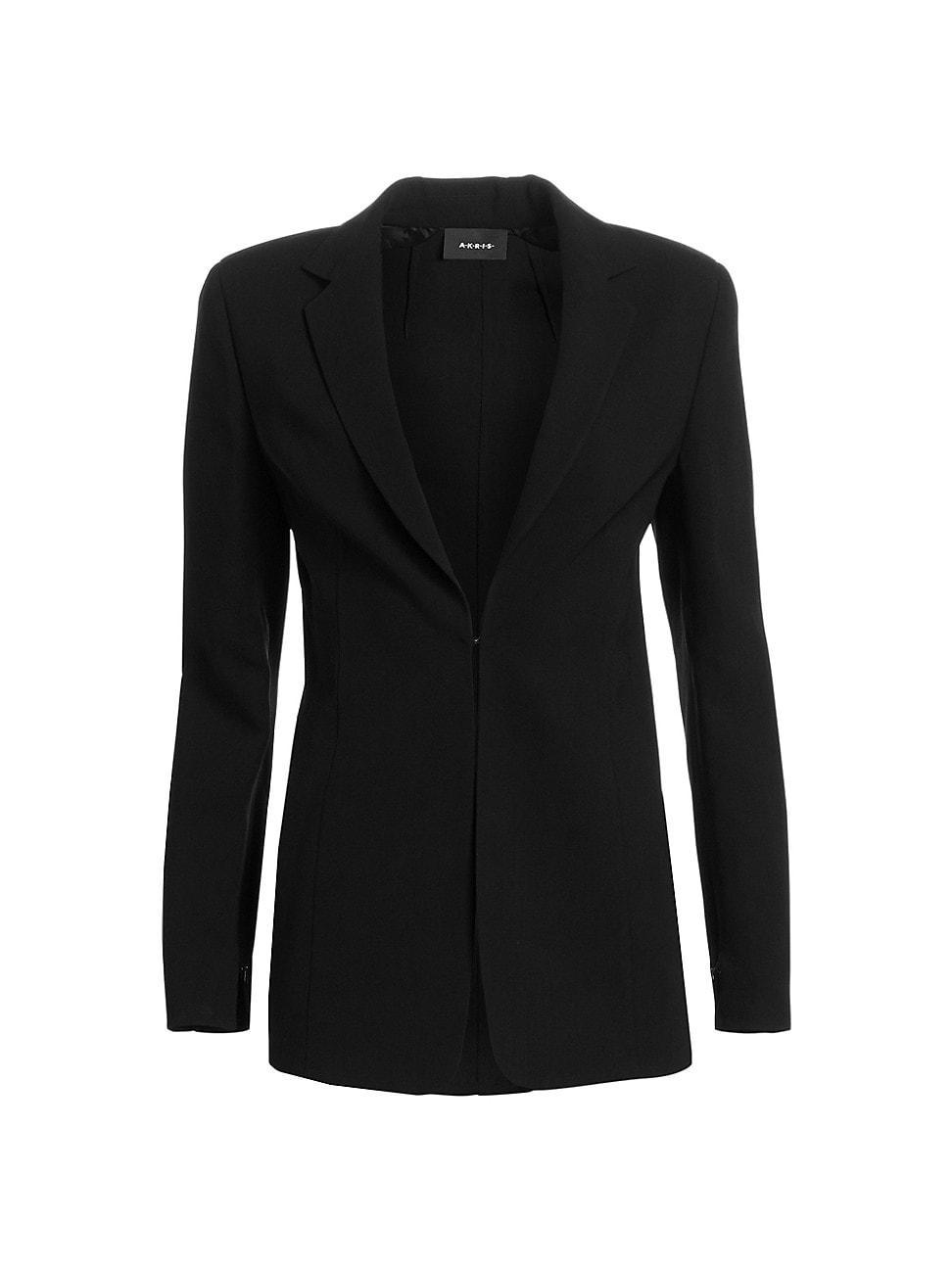 Womens Odette Notch Lapel Wool Blazer Product Image