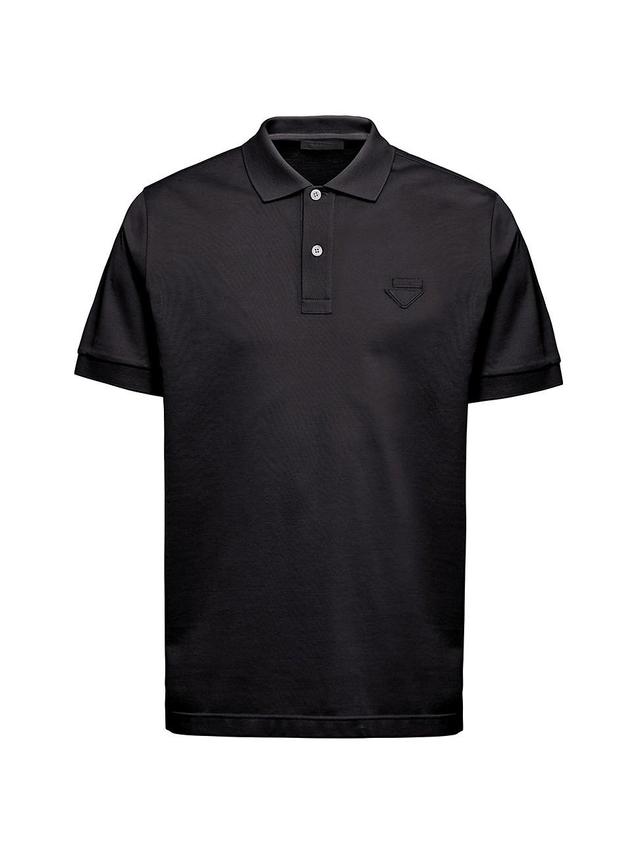 Mens Pique Polo Shirt Product Image