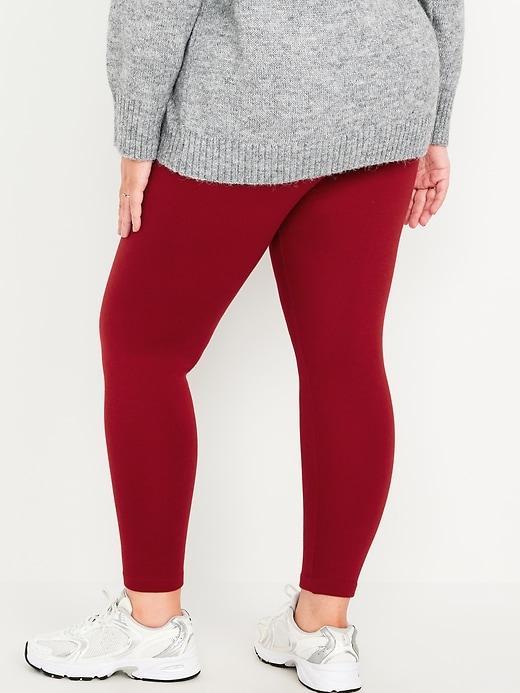 High-Waisted Fleece-Lined Leggings Product Image