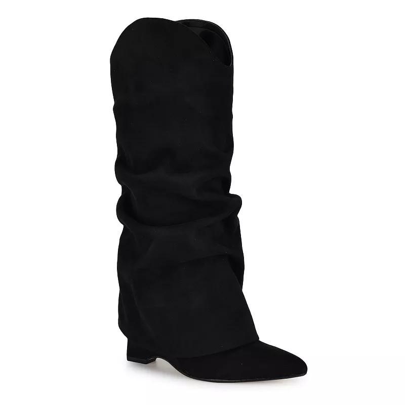 Nine West Amazin Womens Pointy Toe High Shaft Dress Boots Product Image