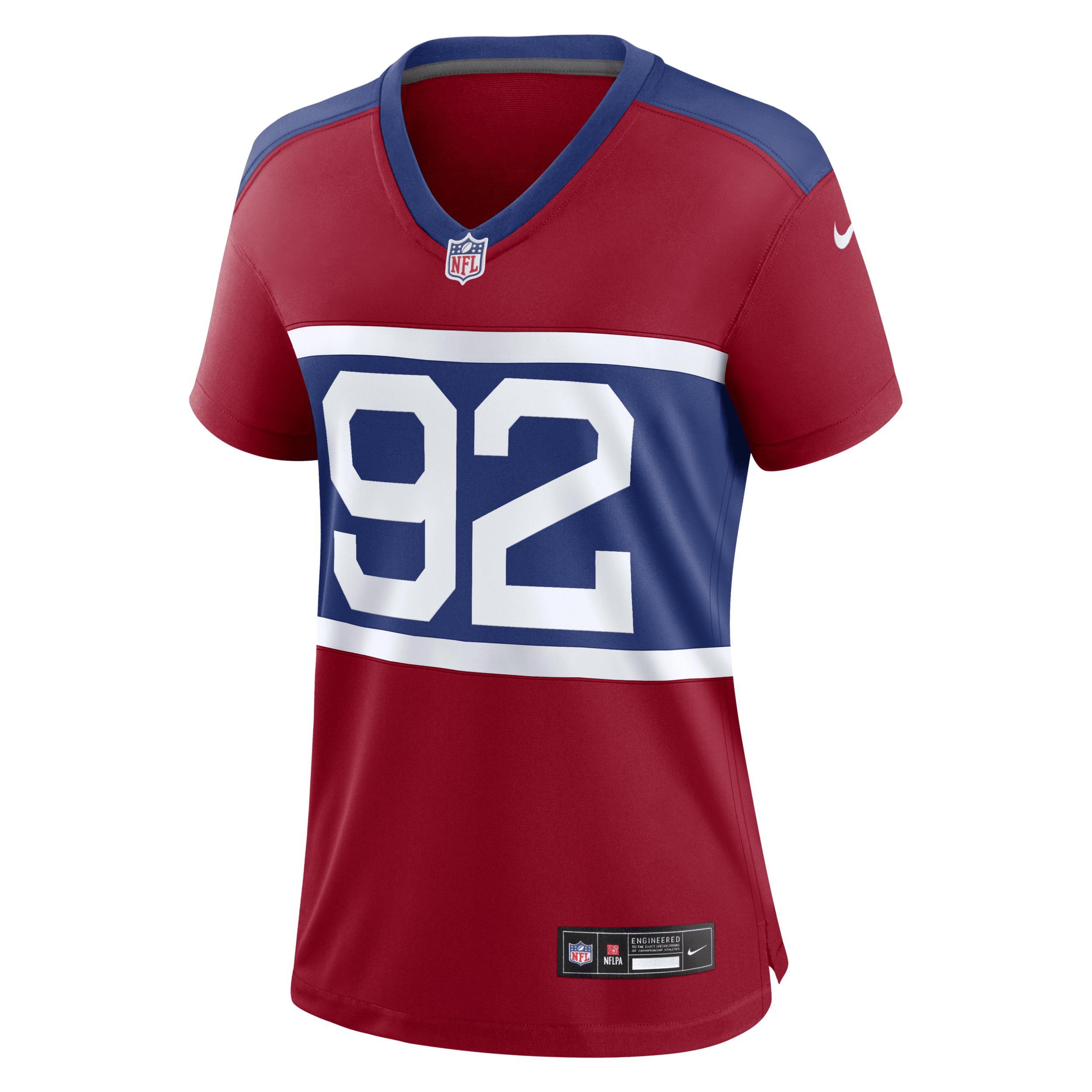 Michael Strahan New York Giants Nike Women's NFL Game Football Jersey Product Image