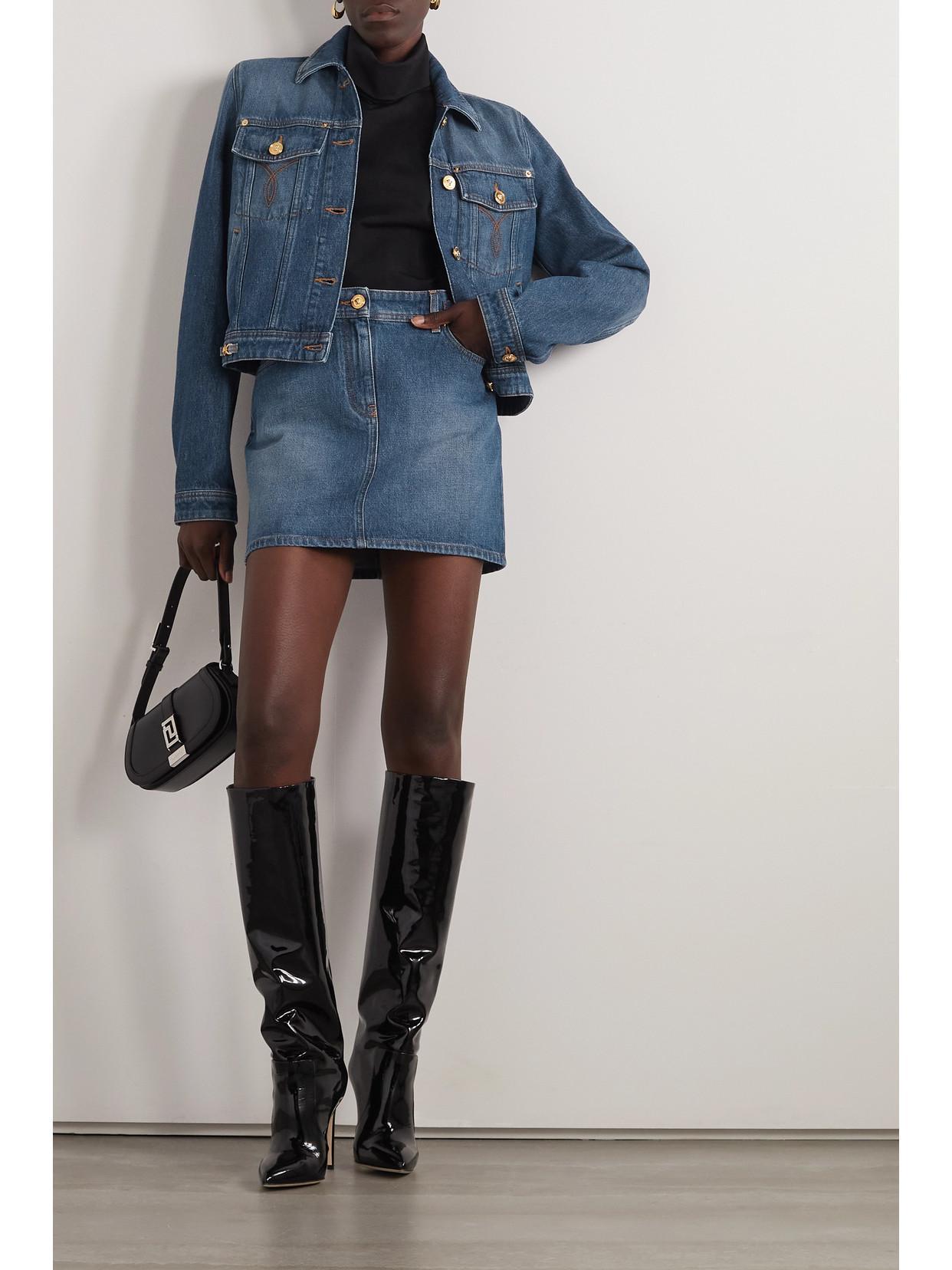 VERSACE X Dua Lipa Medusa 95 Jeansjacke In Blue Product Image