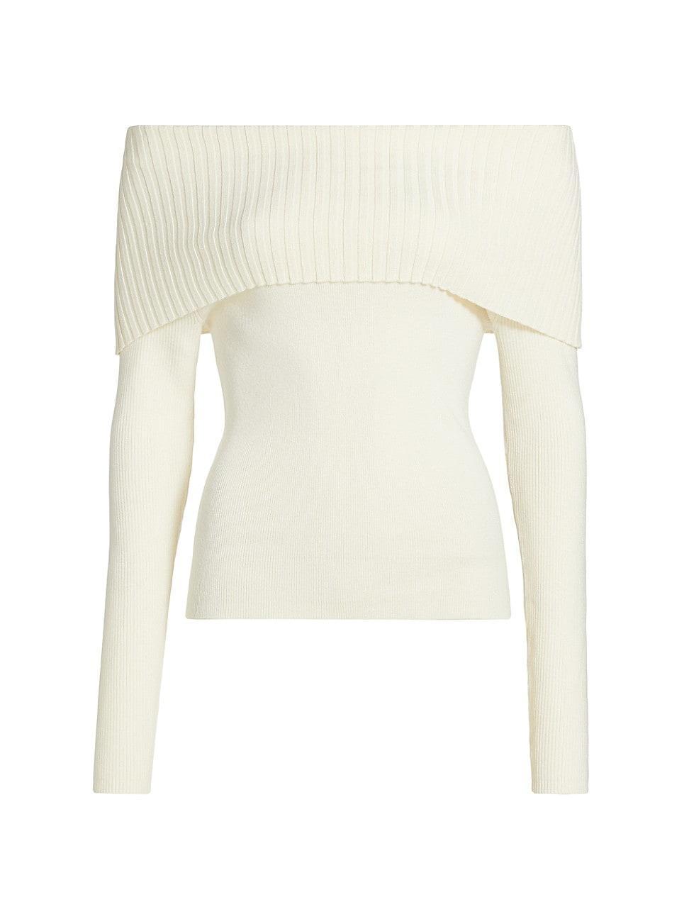 Womens Becca Knit Funnel Neck Top Product Image