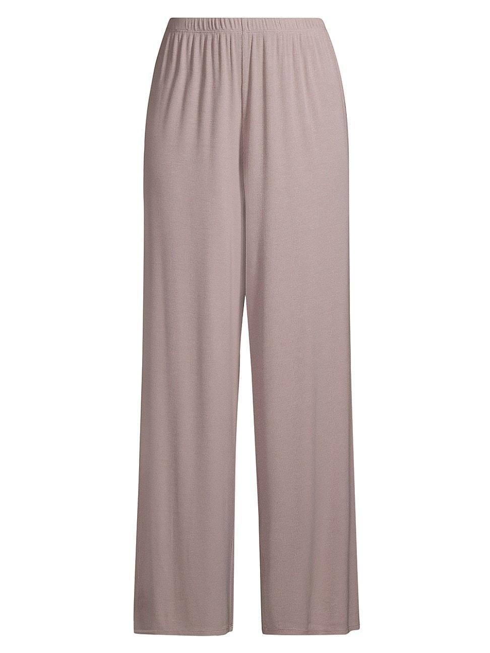 Womens Malibu Ribbed Straight-Leg Pants Product Image