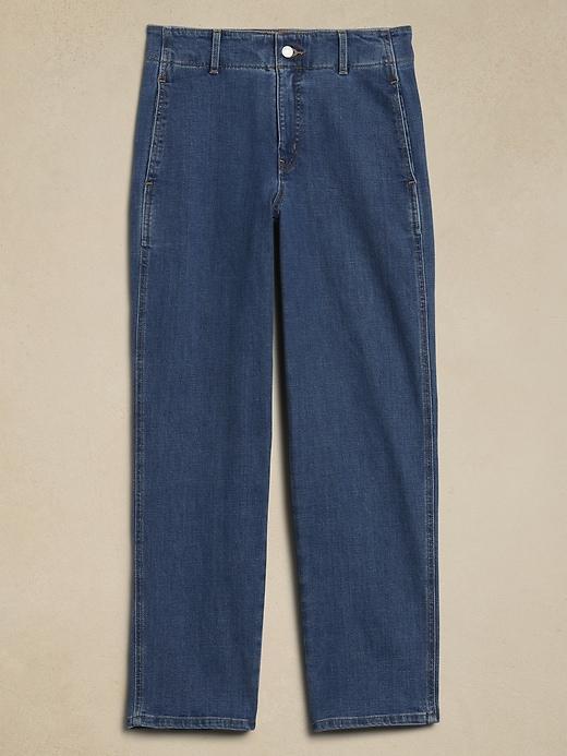 High-Rise Straight Jean Product Image