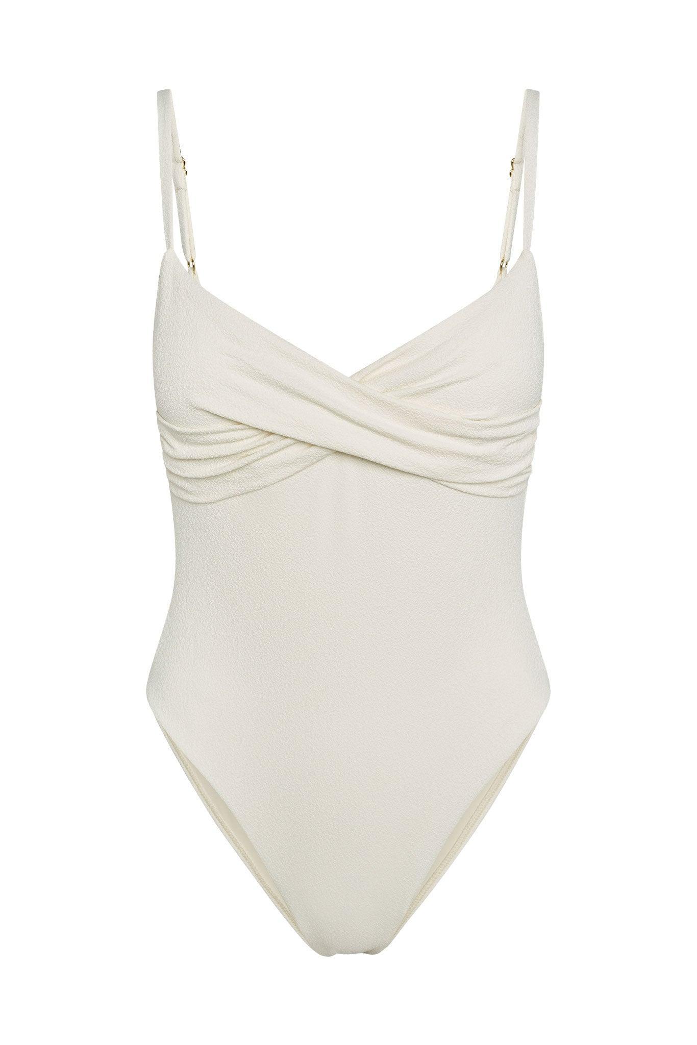 Bordeaux One Piece - Ivory Boucle Product Image