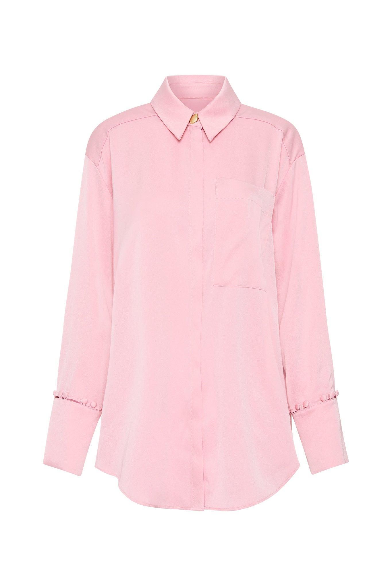 Riddle Buttoned Crepe Shirt Product Image