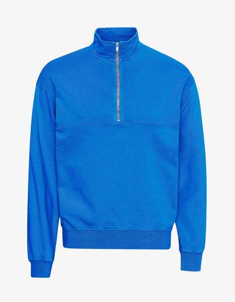 Organic Quarter Zip - Pacific Blue Product Image