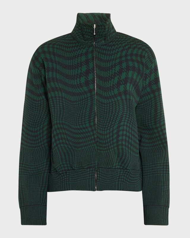 Mens Warped Check Track Jacket Product Image