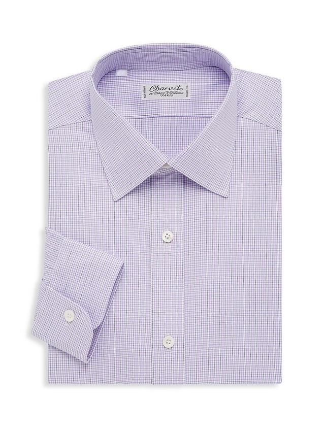 Mens Window Plaid Dress Shirt Product Image