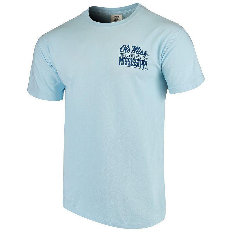 Mens Blue Ole Miss Rebels Comfort Colors Campus Icon T-Shirt Product Image