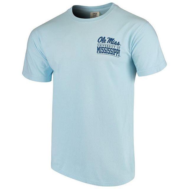 Mens Blue Ole Miss Rebels Comfort Colors Campus Icon T-Shirt Product Image