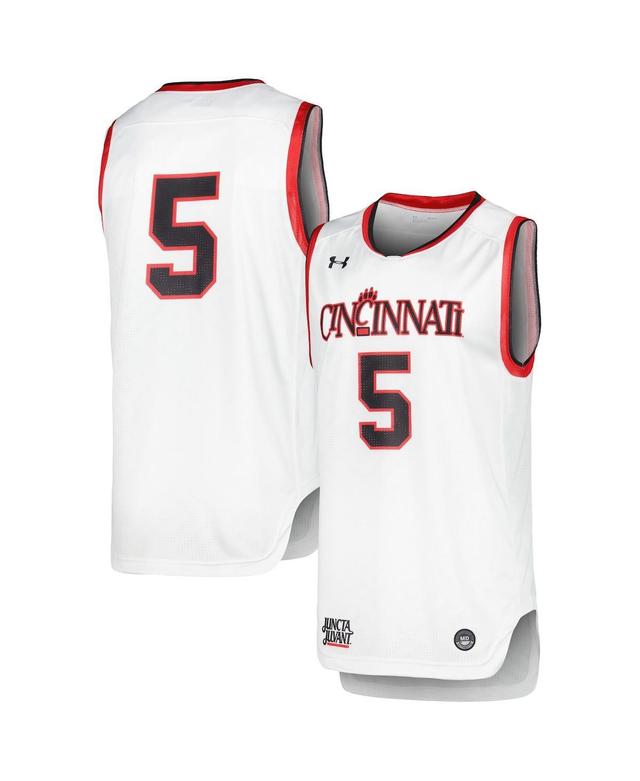 Mens Under Armour Cincinnati Bearcats Replica Basketball Jersey Product Image