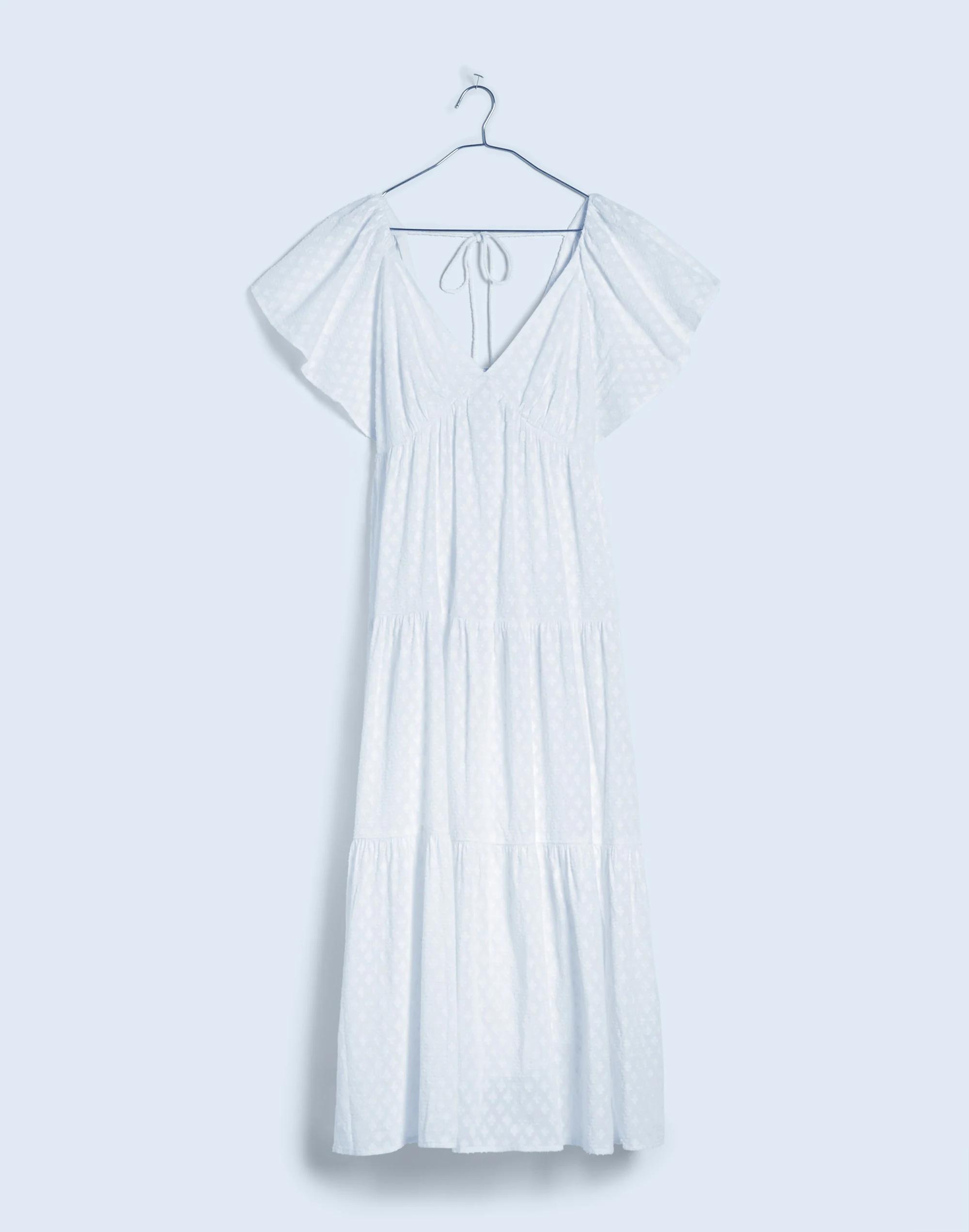 Flutter-Sleeve Maxi Dress Product Image