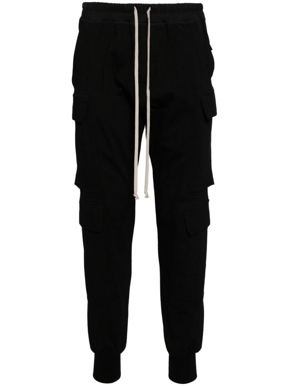 Mastodon Cotton Cargo Sweatpants In Black Product Image