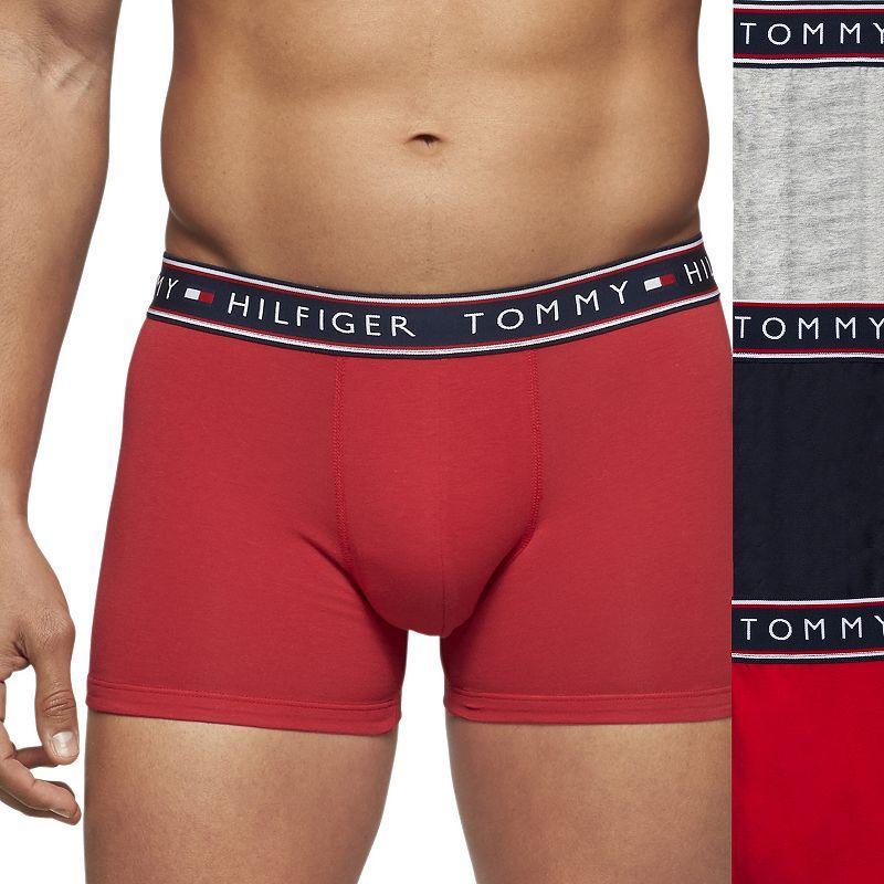 Tommy Hilfiger Men's Cotton Stretch Trunk 3-Pack Product Image