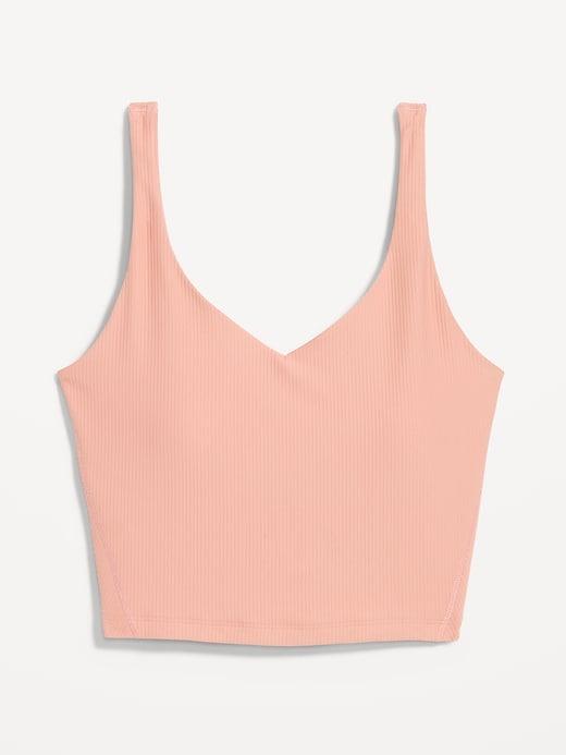 Light Support PowerSoft Ribbed Longline Sports Bra Product Image