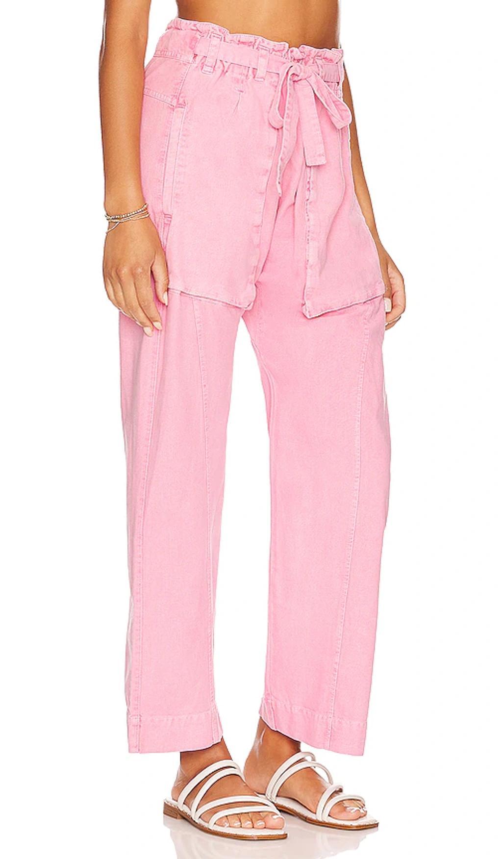 Sky Rider Straight Leg In Pink Product Image