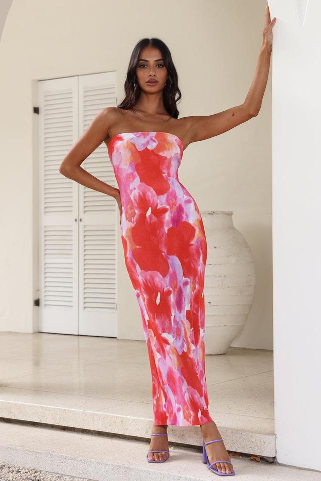 Keep Moving Forward Maxi Dress Pink Product Image