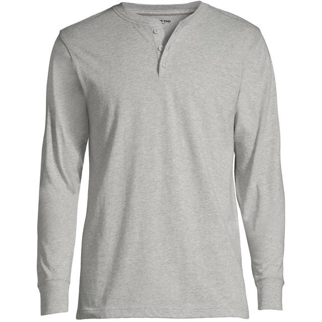 Lands End Mens Super-t Long Sleeve Henley T-Shirt Product Image