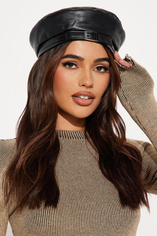 Love Gone Bad Beret - Black Product Image