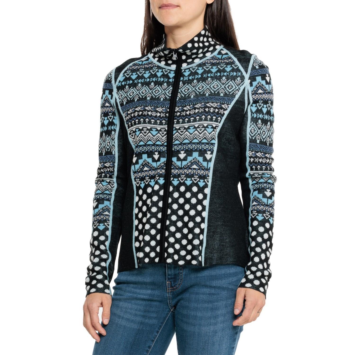 Icelandic Design Bellina Full Zip Sweater - Merino Wool Product Image