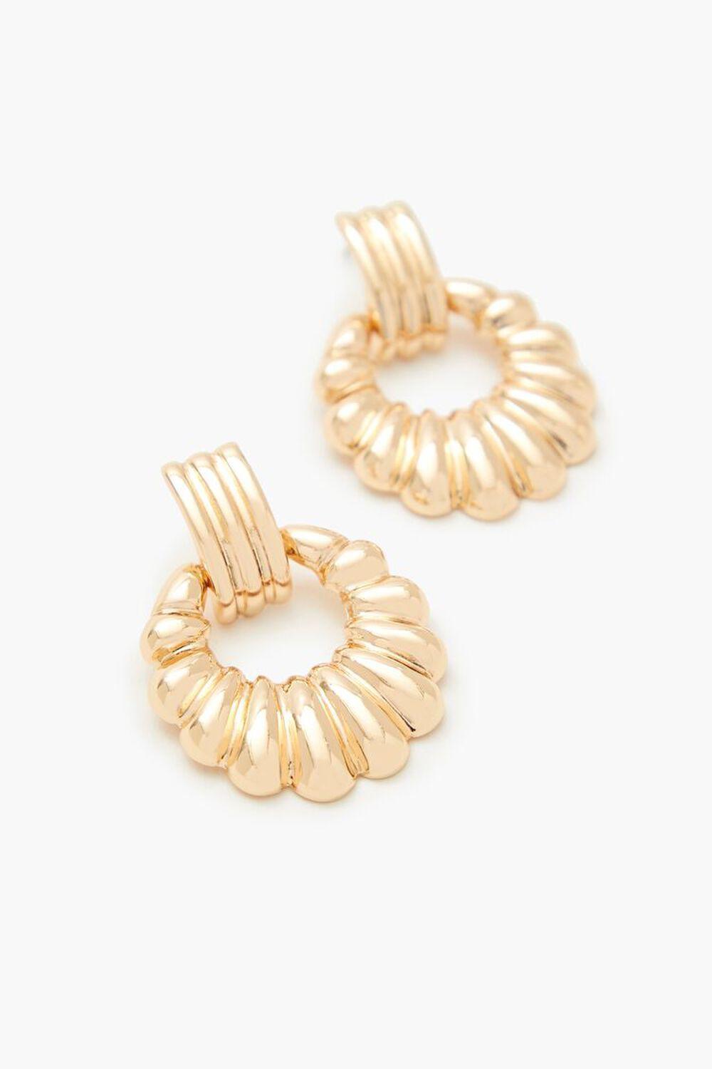 Etched Hoop Earrings | Forever 21 Product Image