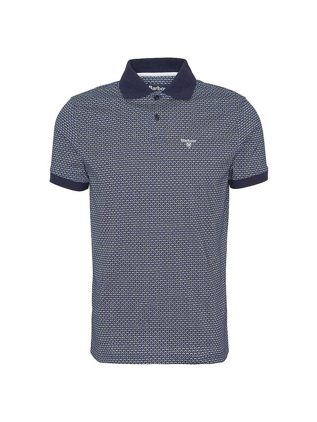 Barbour Shell Print Cotton Polo Product Image