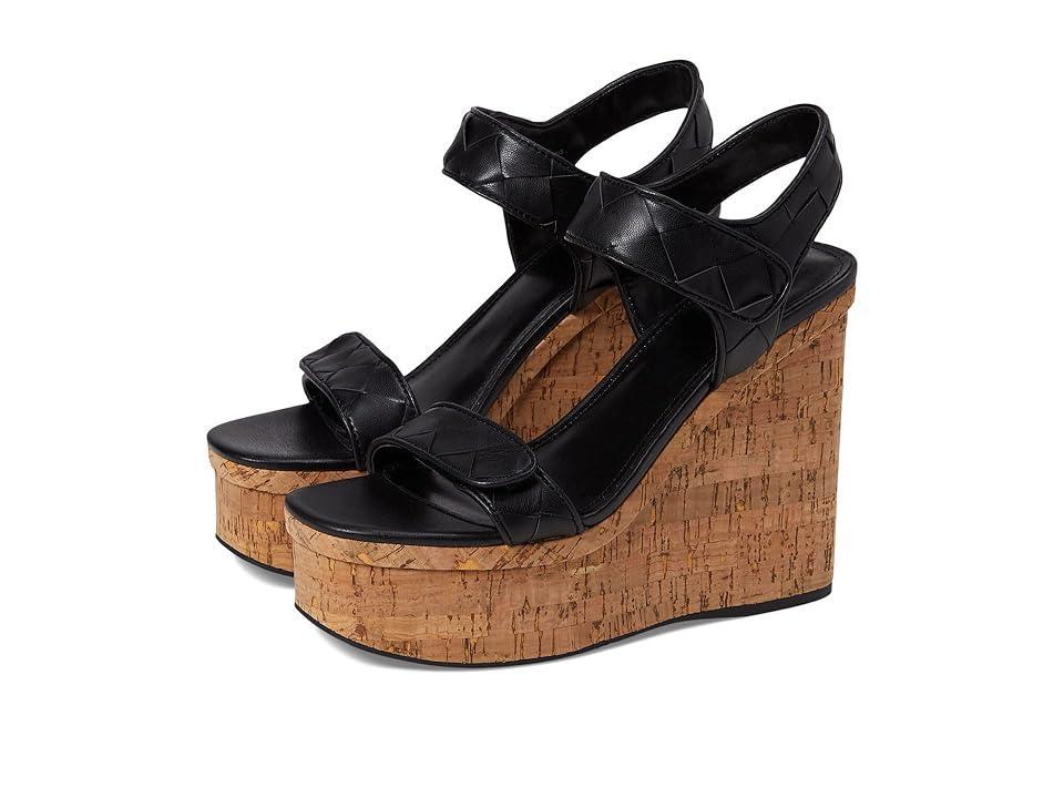 Guess Cataline Cork Platform Wedge Sandal With Adjustable Straps, Gold, 8M Product Image