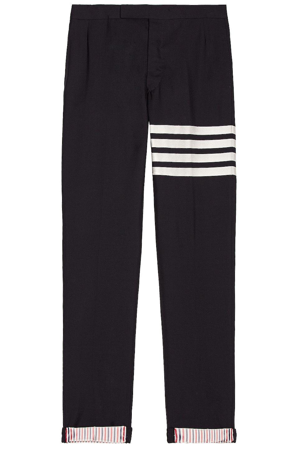 Thom Browne 4-Bar Mlange Wool Pants Product Image