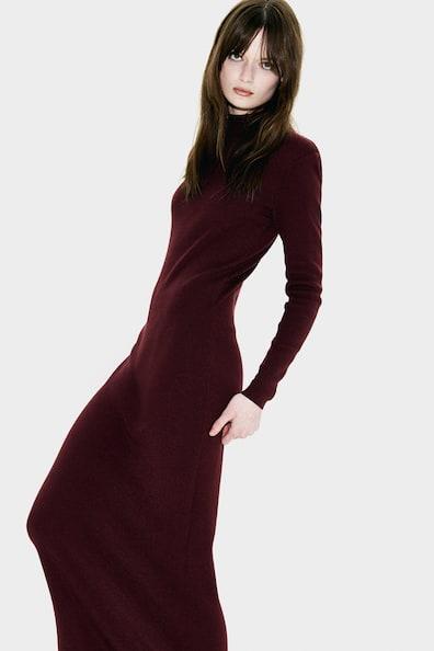 Mock Turtleneck Bodycon Dress Product Image