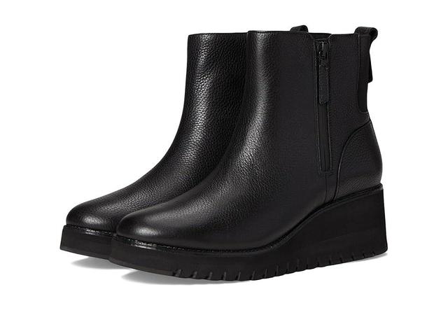 Cole Haan Zerogrand City Wedge Side Zip Boot Waterproof Black Waterproof) Women's Boots Product Image