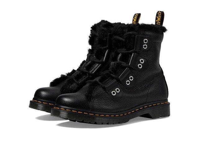 Dr. Martens 1460 Lace To Toe Fur Lined Boots Women's Boots Product Image