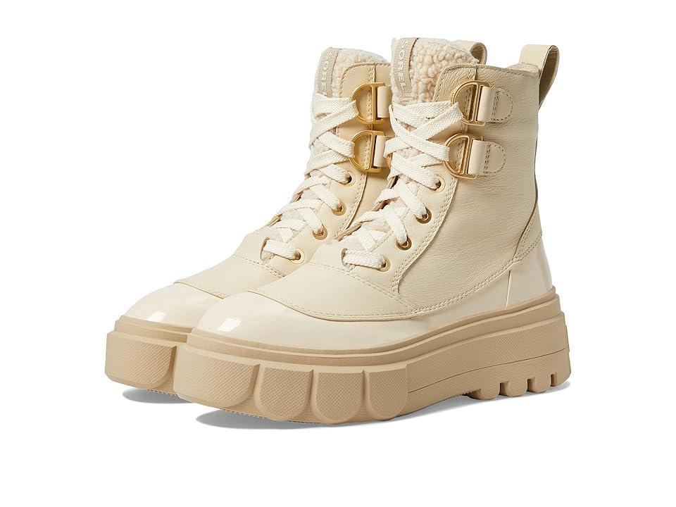 SOREL Caribou X Boot Lace WP Cozy (Bleached Ceramic/Oatmeal) Women's Boots Product Image