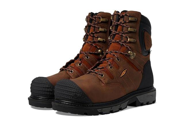 KEEN Utility Camden 8 Waterproof (Leather /Black) Men's Work Boots Product Image