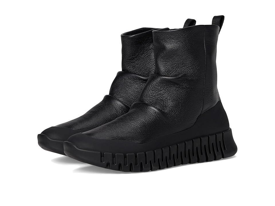 ECCO Gruuv Pull On Mid Fashion Boot Black) Women's Boots Product Image